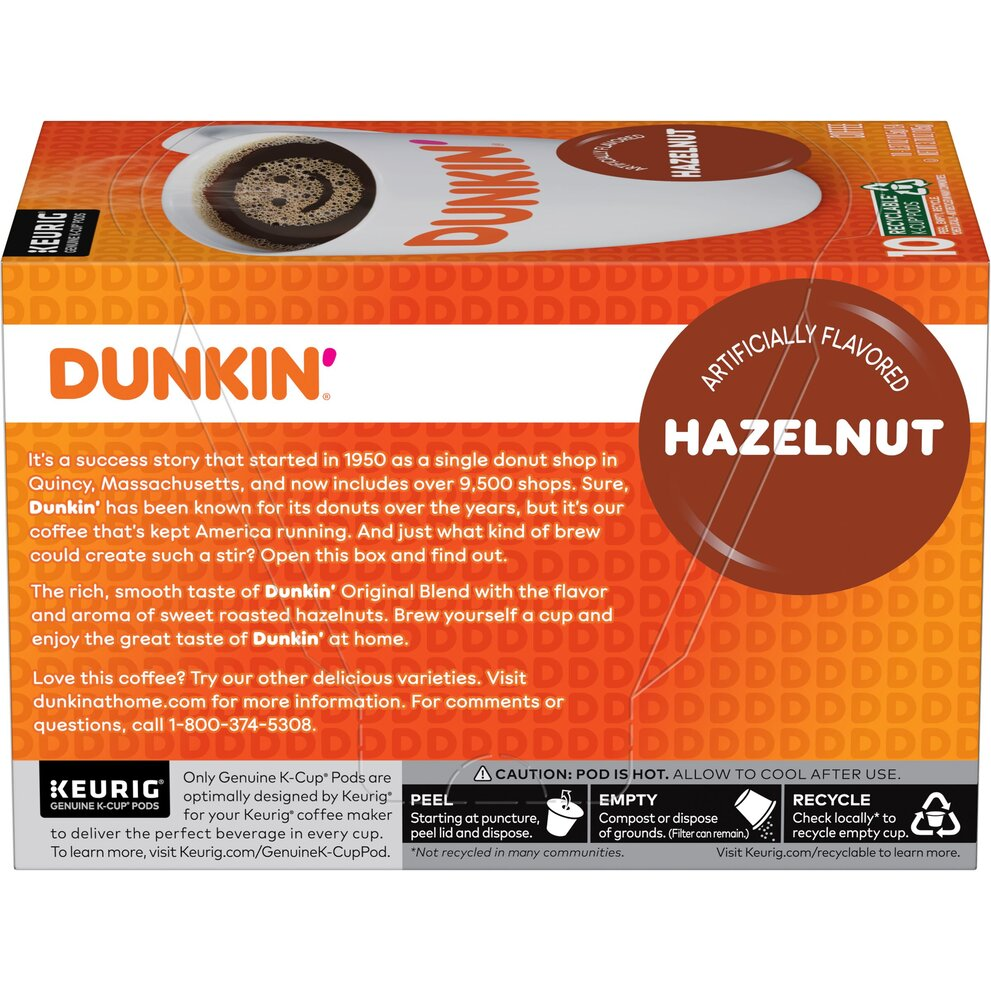 Hazelnut Flavored Coffee K-Cup® pods