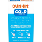 Dunkin’ Cold Iced Coffee, Powdered Instant Coffee Packs