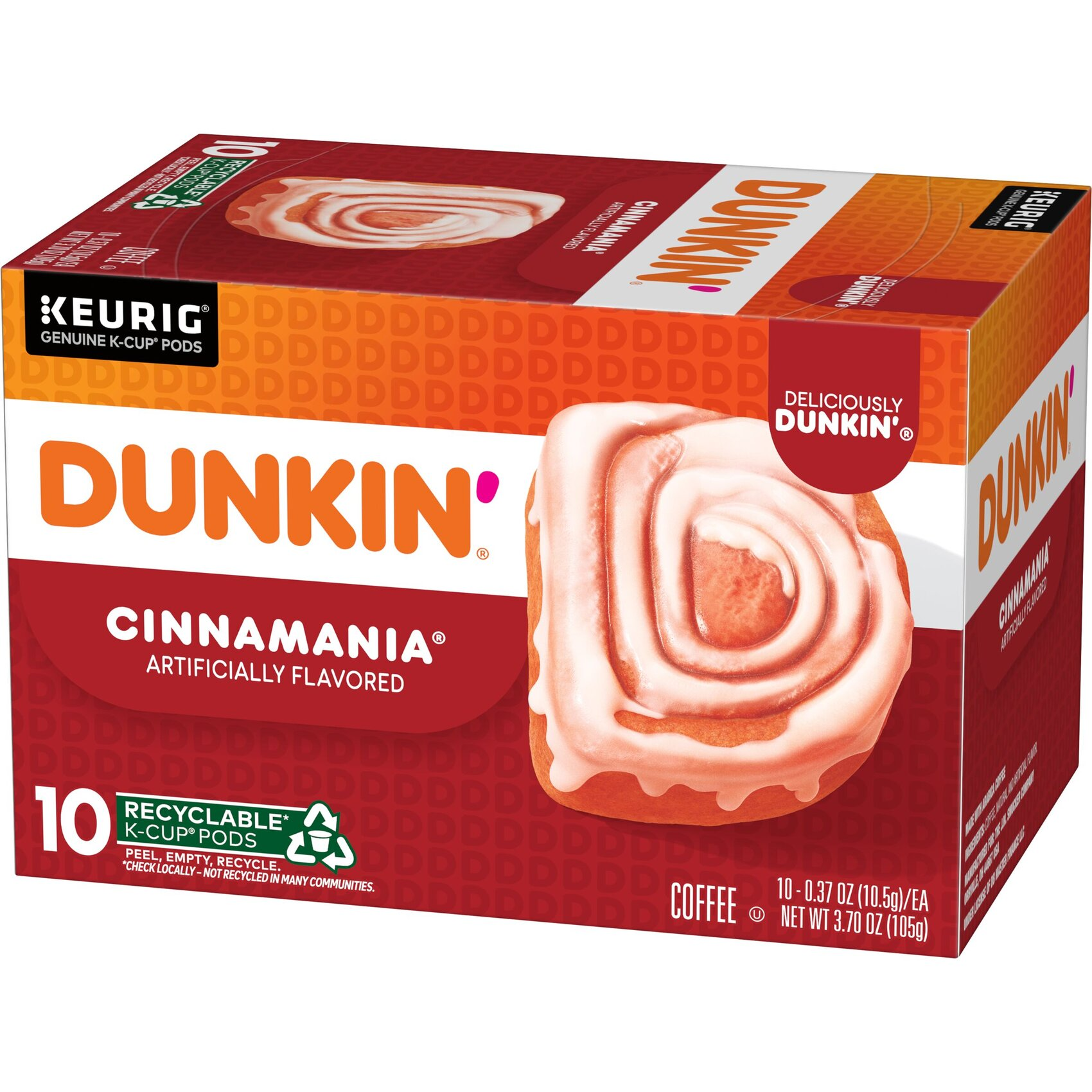 CINNAMANIA® ARTIFICIALLY FLAVORED K-CUP® PODS