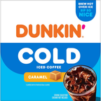 Dunkin’ Cold Iced Coffee, Caramel Artificially Flavored K-Cup® pods