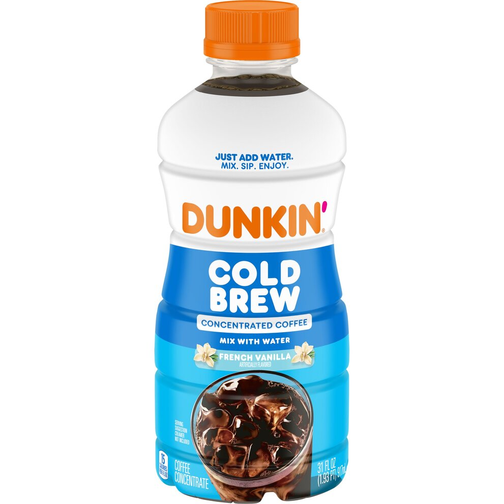 Dunkin’ French Vanilla Artificially Flavored Cold Brew Concentrated Coffee