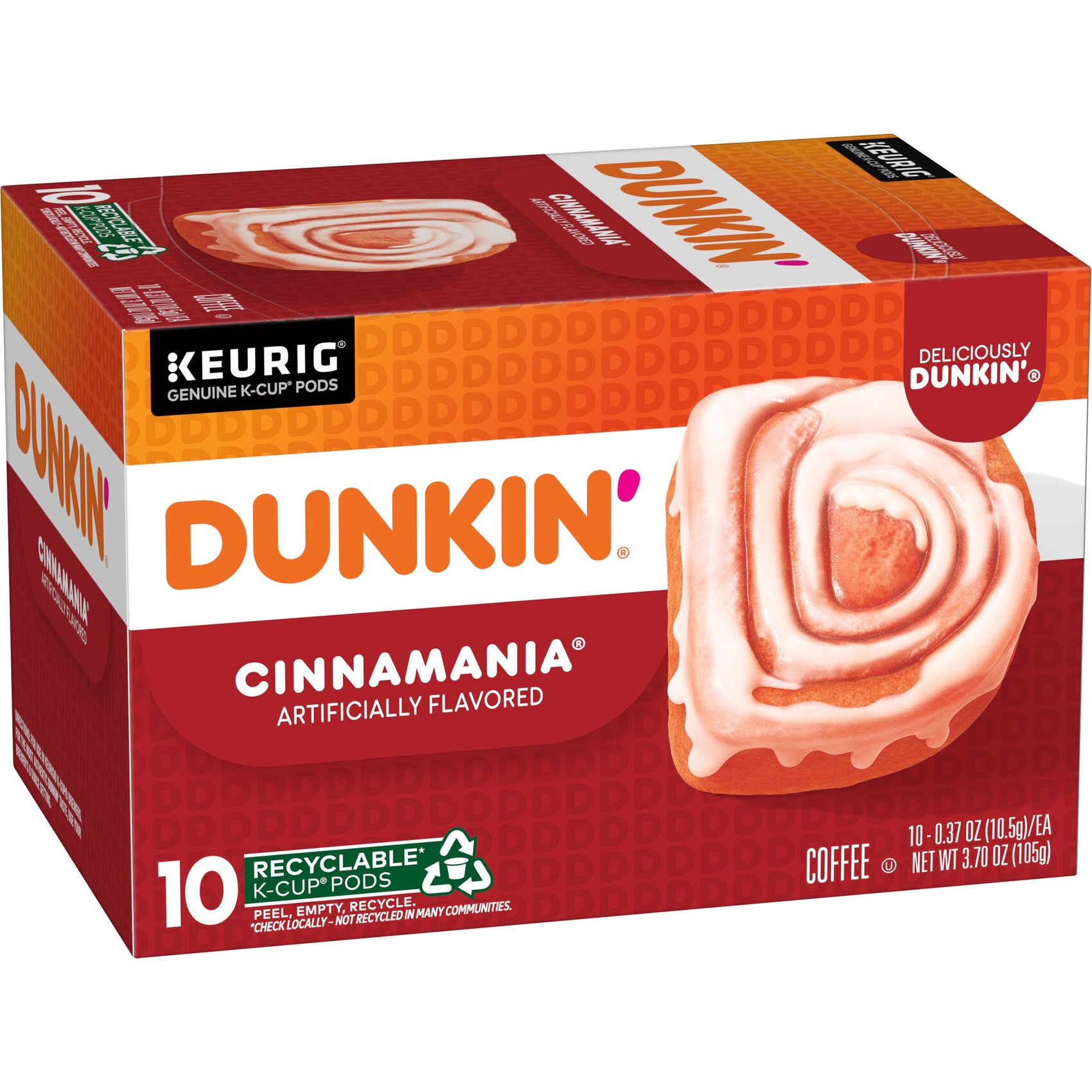 CINNAMANIA® ARTIFICIALLY FLAVORED K-CUP® PODS