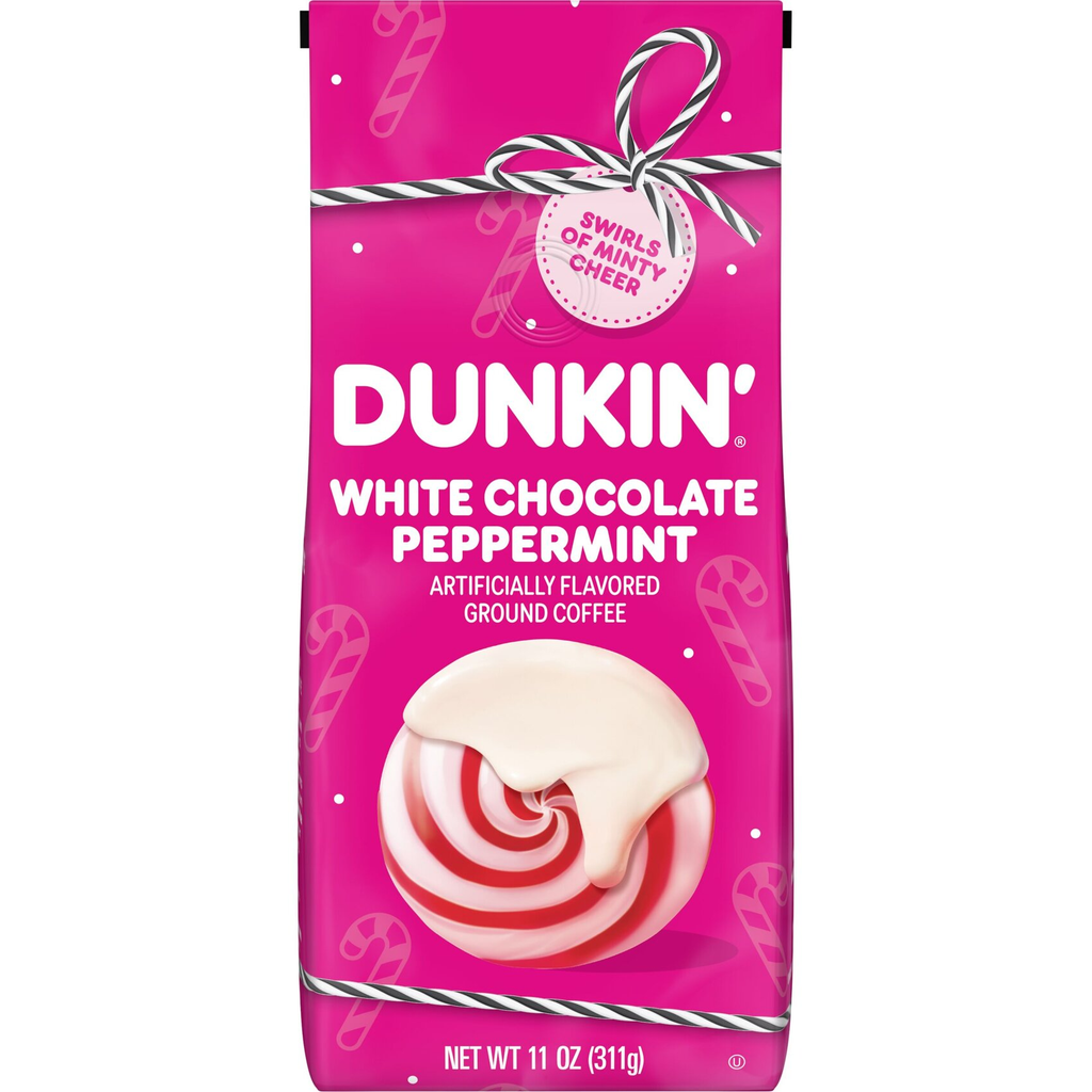 WHITE CHOCOLATE PEPPERMINT ARTIFICIALLY FLAVORED COFFEE