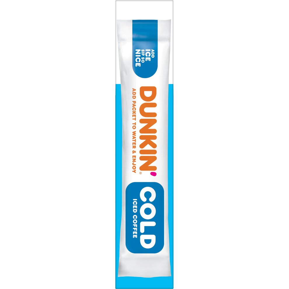 Dunkin’ Cold Iced Coffee, Powdered Instant Coffee Packs
