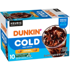Dunkin’ Cold Iced Coffee, Caramel Artificially Flavored K-Cup® pods